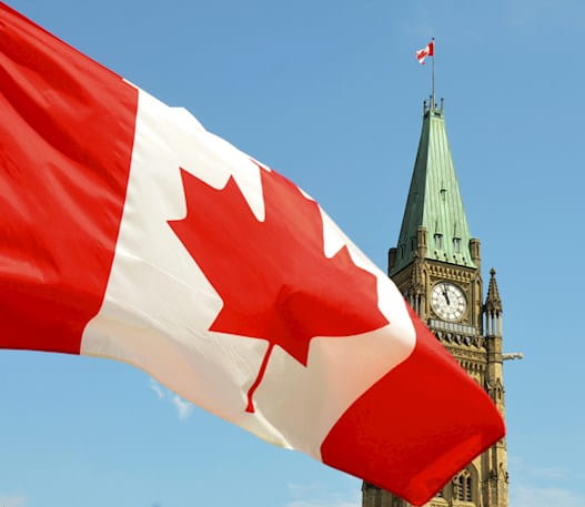 Drapeaux canadiens et provinciaux